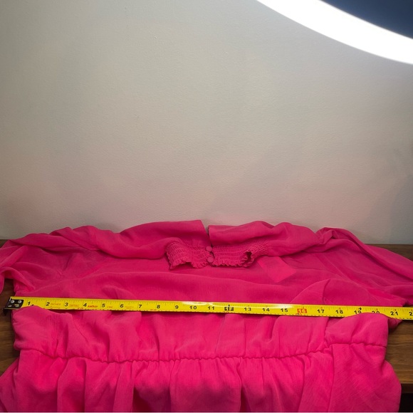 Torrid Hot Pink Ruffle Blouse - Picture 11 of 11